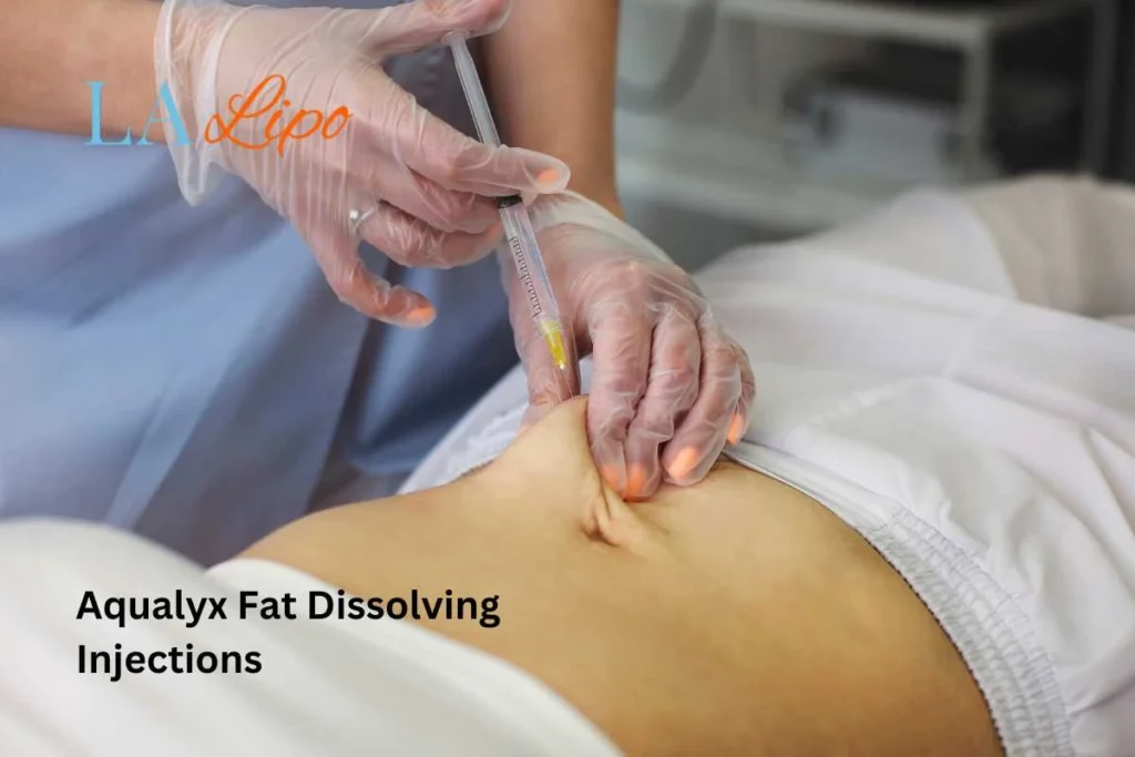 woman having fat dissolving injections Hemel Hempstead in the stomach