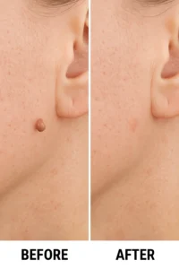 Skin tags removal Hemel Hempstead before and after